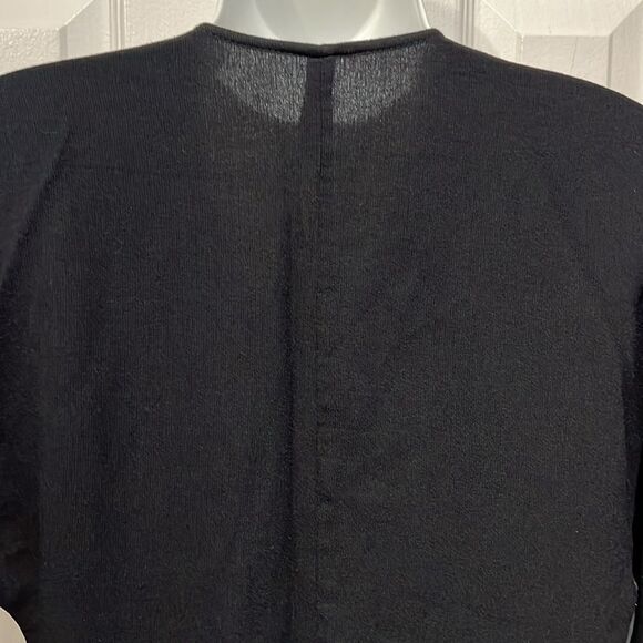 Mango Black Long Sleeve Jumpsuit Size S (fits oversized) Nwot - Picture 9 of 13